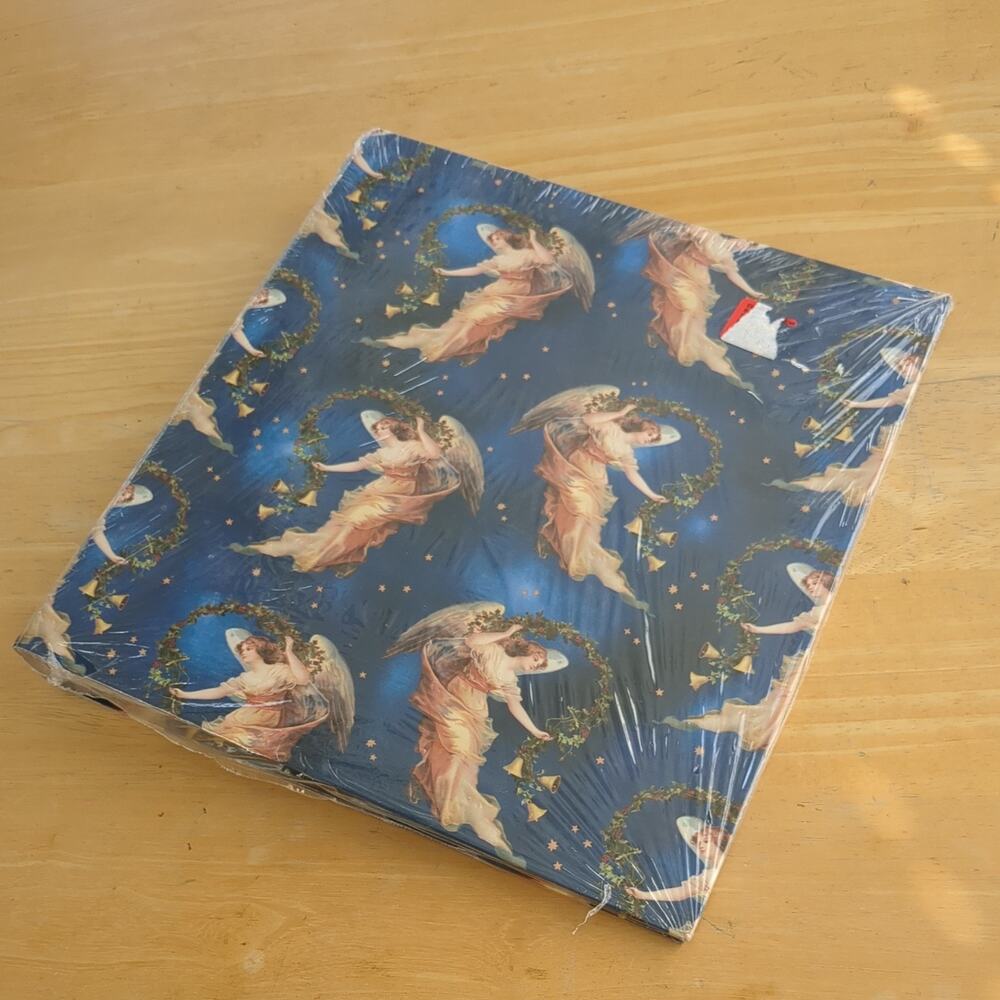 Vintage Celestial 90s whimseygoth Angel Binder 3 Ring Album Scrapbook New READ